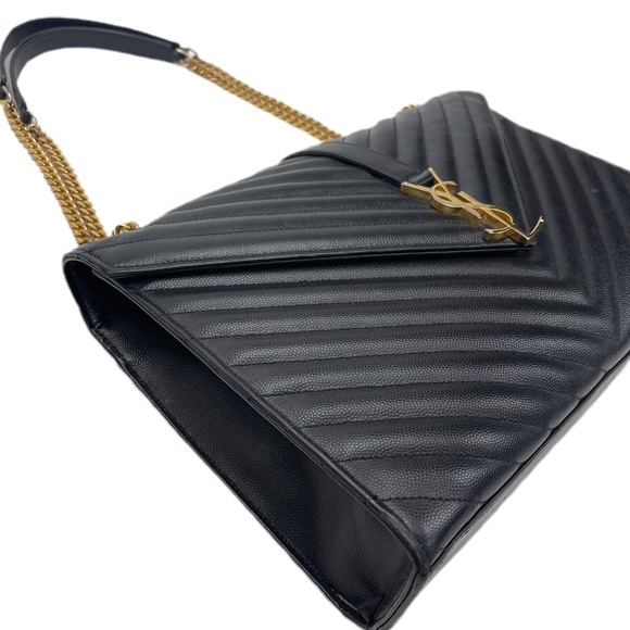 Saint Laurent Large Monogram Matelasse EnvelopeBag - Picture 3 of 7